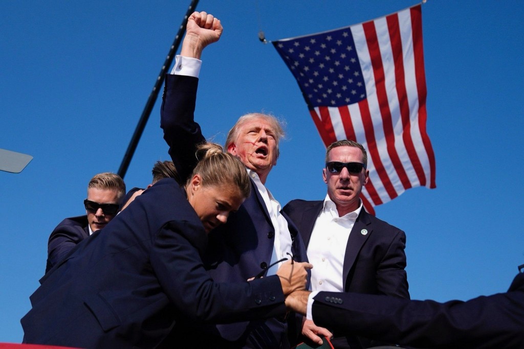 President Trump Was Shot At A Rallly In Butler Pa Today 0408